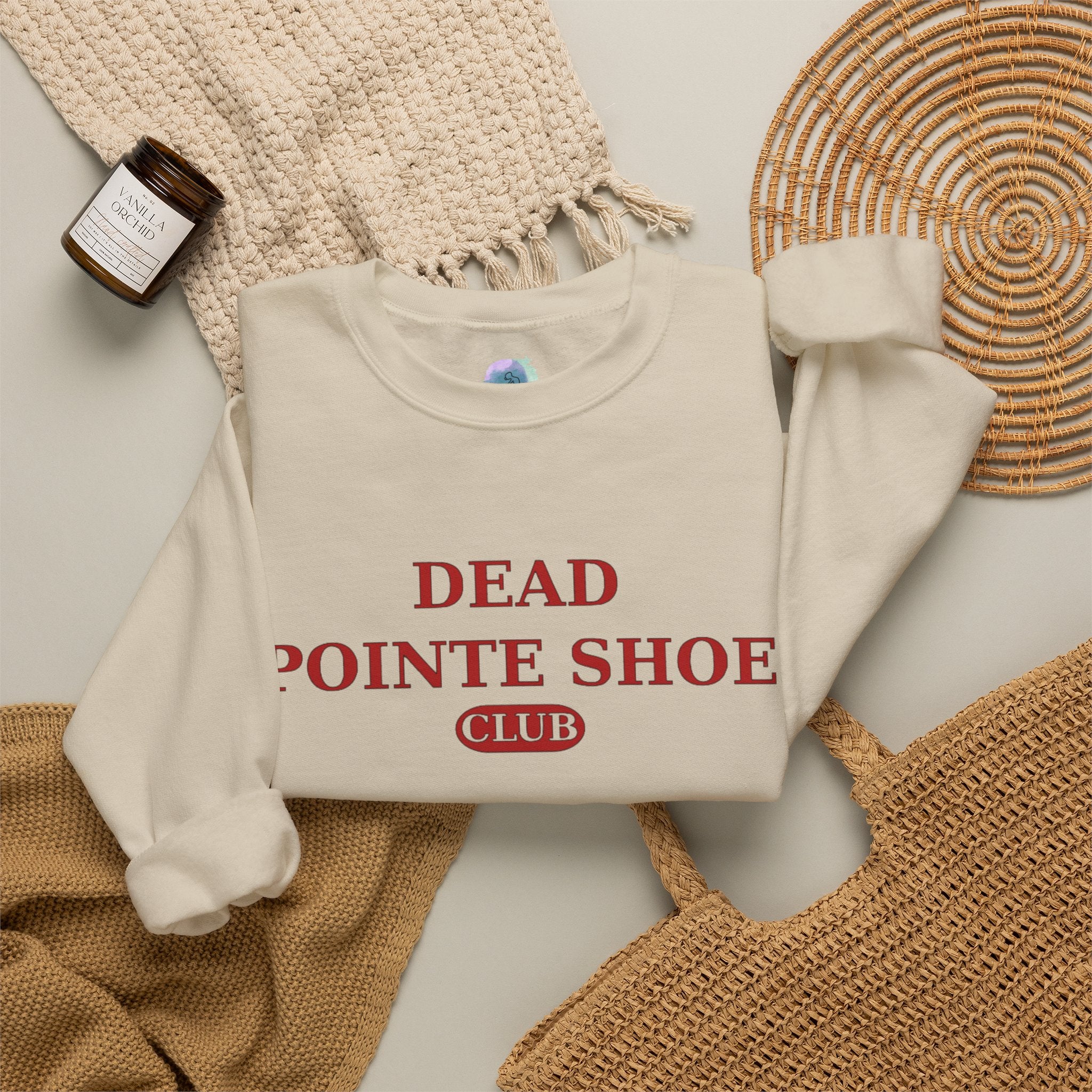 Dead Pointe Shoe Club Sweatshirt — Ballet Pointe Shoe Crewneck