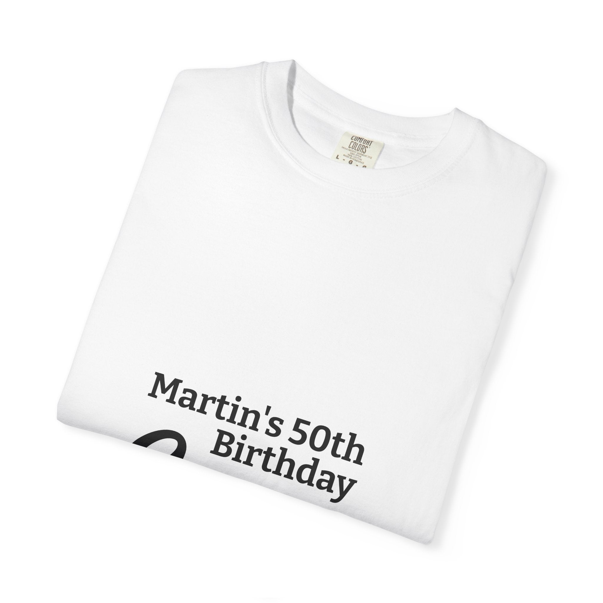 Birthday Crew T‑Shirt — Personalized "Martin's 50th Birthday Crew" Party Tee